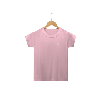 Camiseta Básica Infantil Rosa bebe