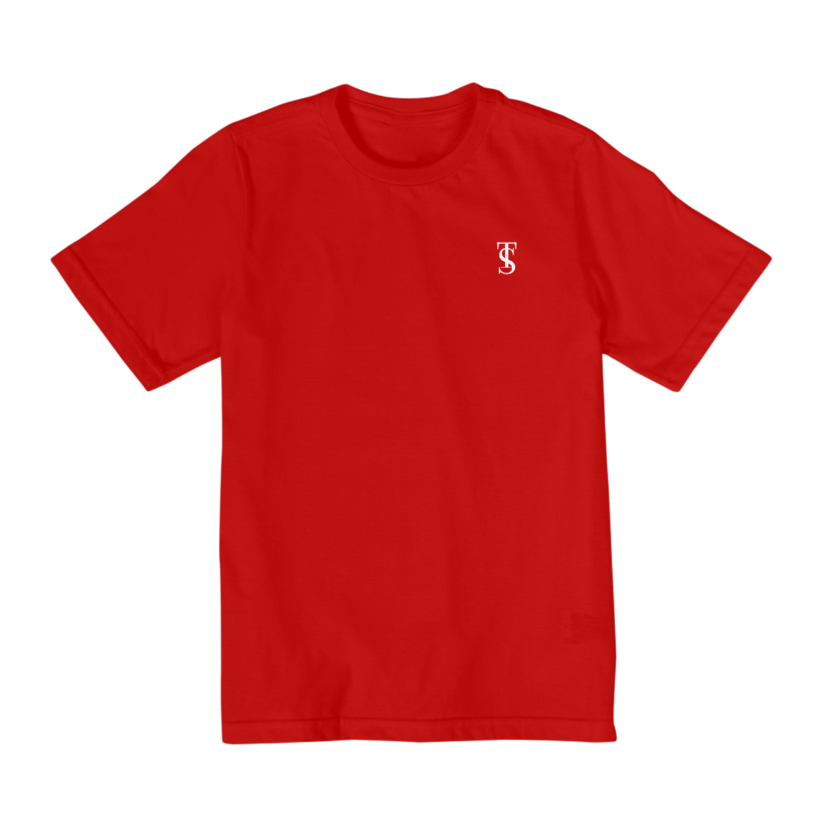 Nome do produto: Camiseta Básica Linha QUALITY Infantil (2 a 8 anos) Vermelha