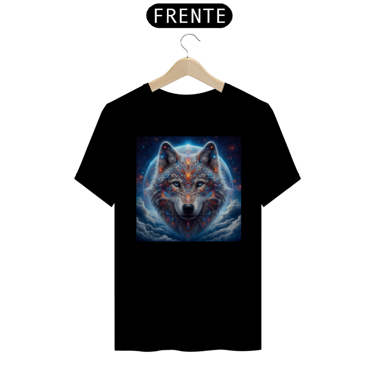 Nome do produto: Camiseta animal do poder Lobo Lua