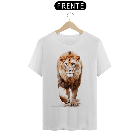 Camiseta Branca Unissex Leão Finrod