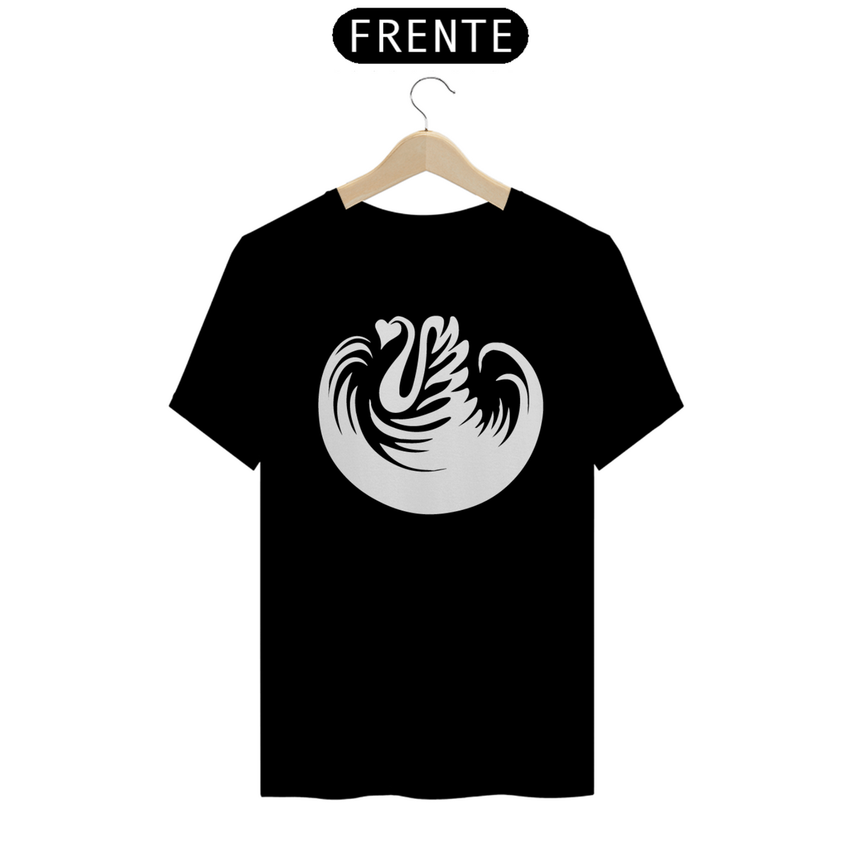 Nome do produto: Camiseta Latte Art Cisne