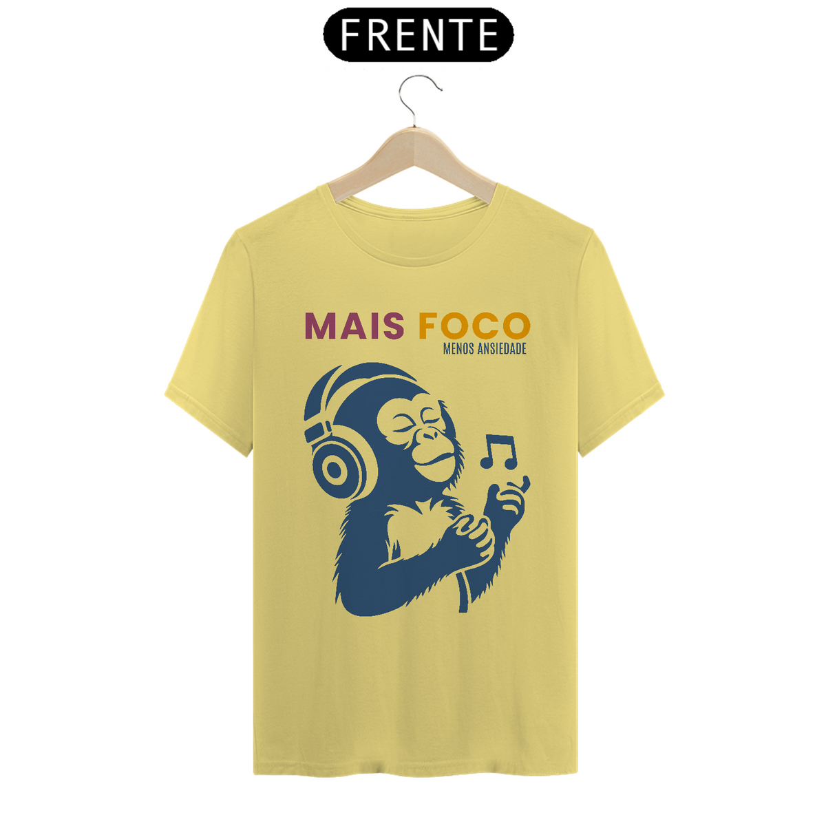 Nome do produto: Camiseta Estonada Unissex | Mais foco, menos ansiedade