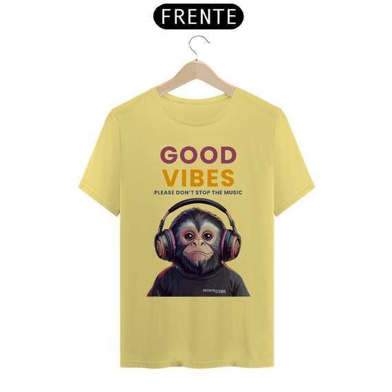 Camiseta Estonada Unissex | Good Vibes