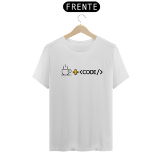 Camiseta Unissex | Coffee + Code