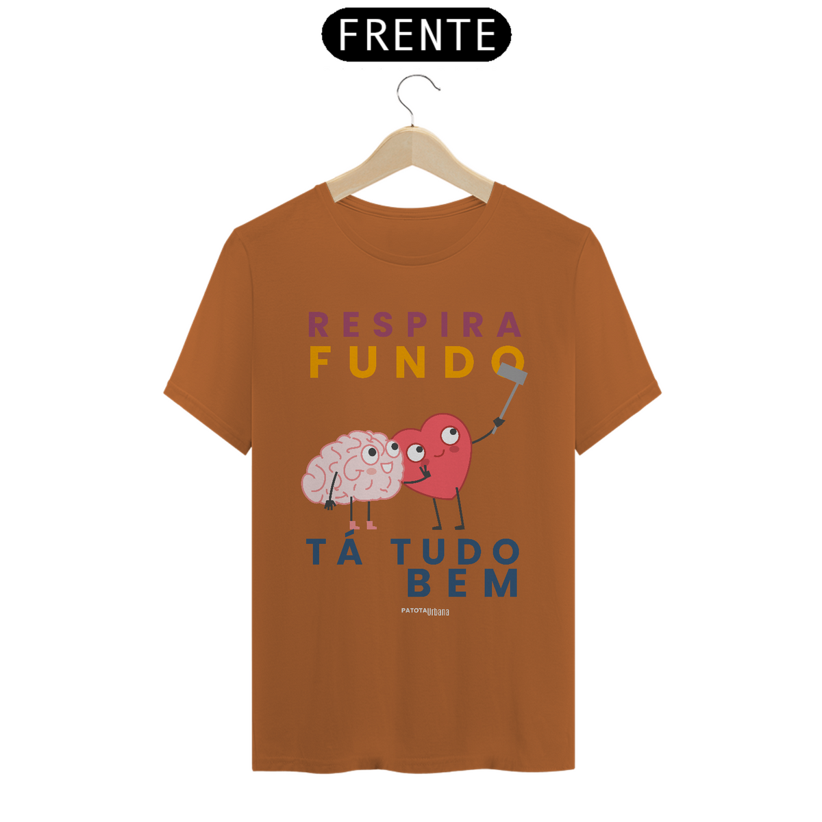 Nome do produto: Camiseta Unissex | Respira Fundo!