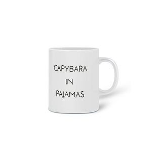 Nome do produtoCaneca - Capybara in Pajamas