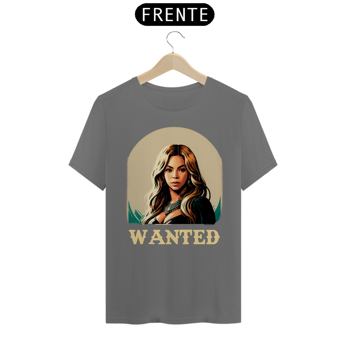 Nome do produto: CAMISETA WANTED QUEEN B ESTONADA