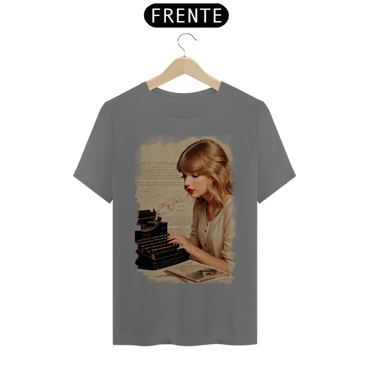 Nome do produto: CAMISETA TAYLOR THE POET ESTONADA