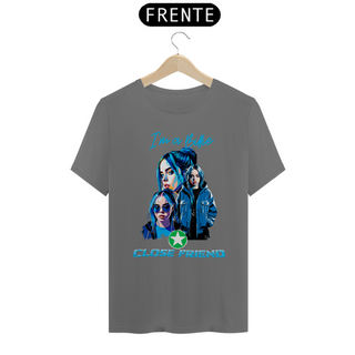 Nome do produtoCAMISETA I'M BILLIE CLOSE FRIEND ESTONADA 