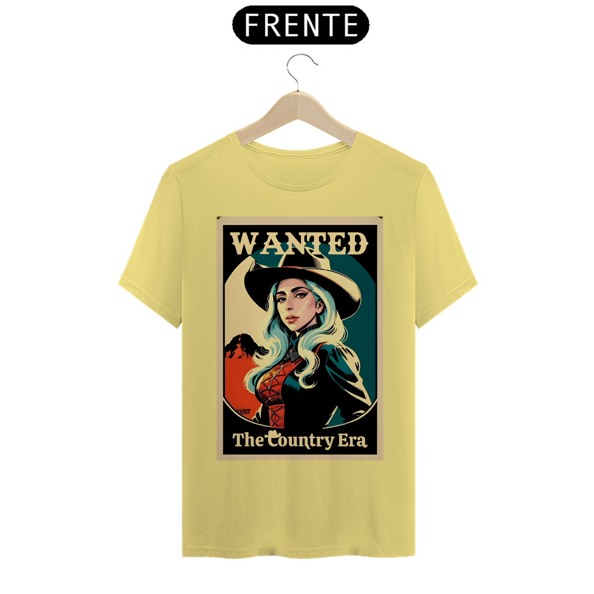 Nome do produto: CAMISETA GAGA THE COUNTRY ERA ESTONADA 