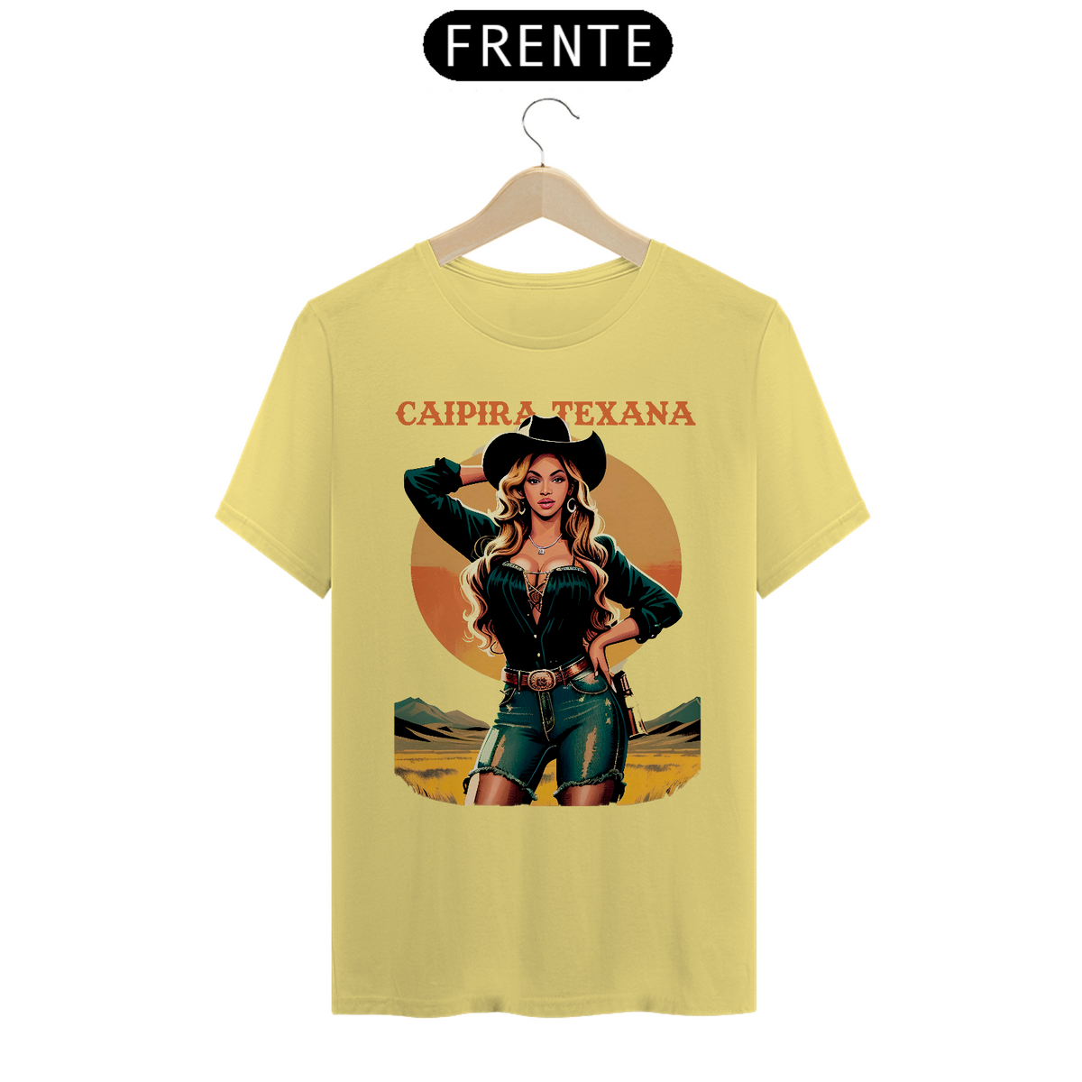 Nome do produto: CAMISETA CAIPIRA TEXANA ESTONADA 