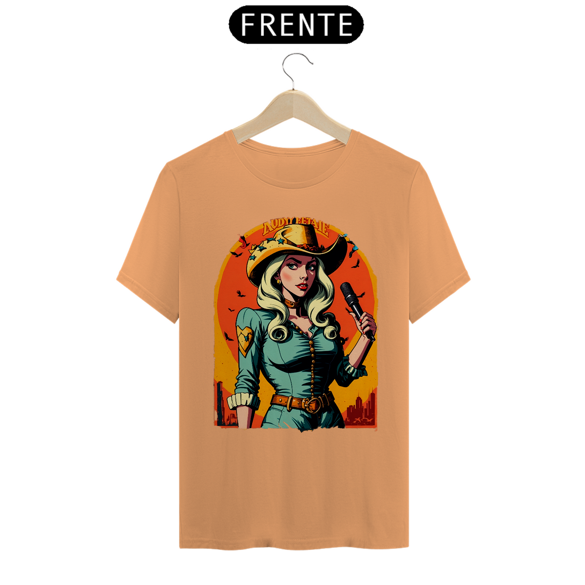 Nome do produto: CAMISETA OLD WEST GAGA ESTONADA 