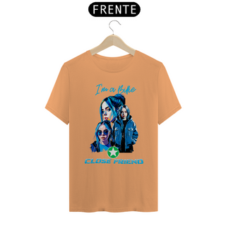 Nome do produtoCAMISETA I'M BILLIE CLOSE FRIEND ESTONADA 