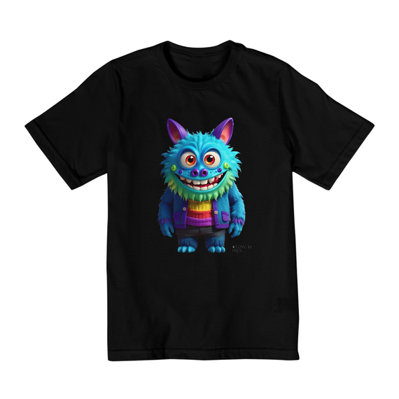 T-shirt Monstro Colorido