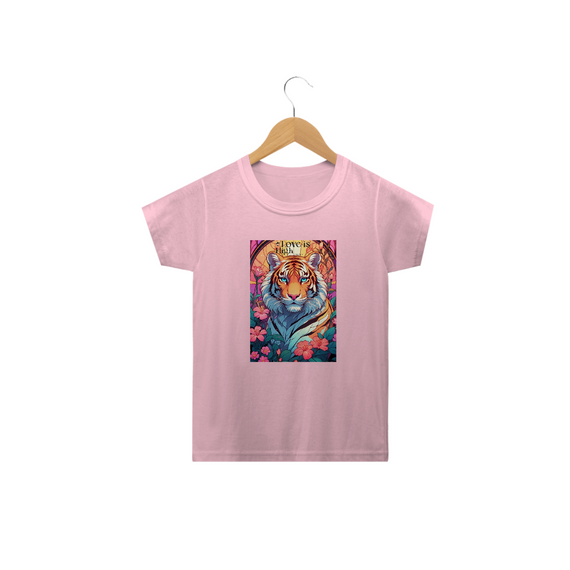 T-shirt Infantil - Tigre