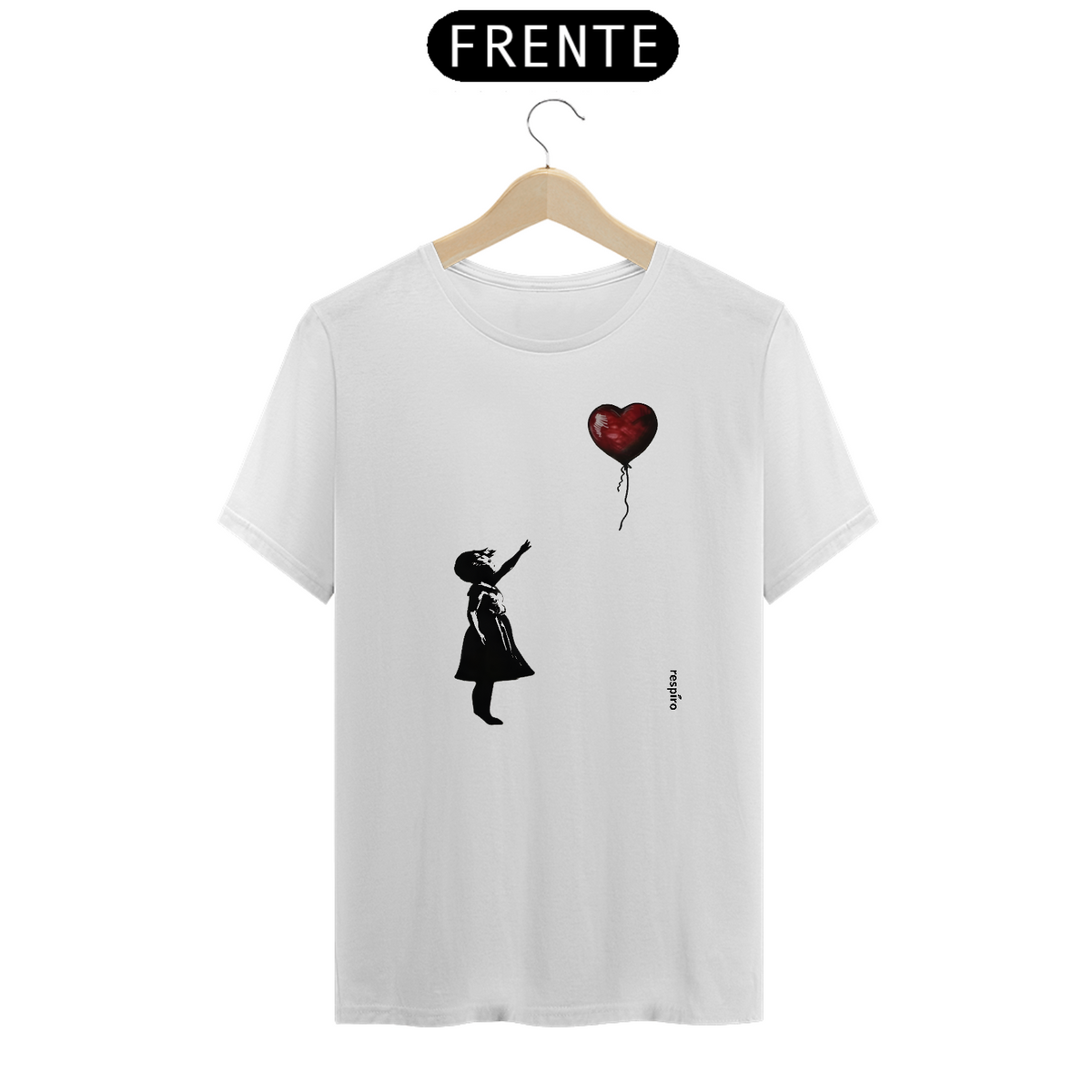 Nome do produto: Camiseta Balão por Banksy