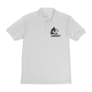 Camisa Polo loboskate - Cinza