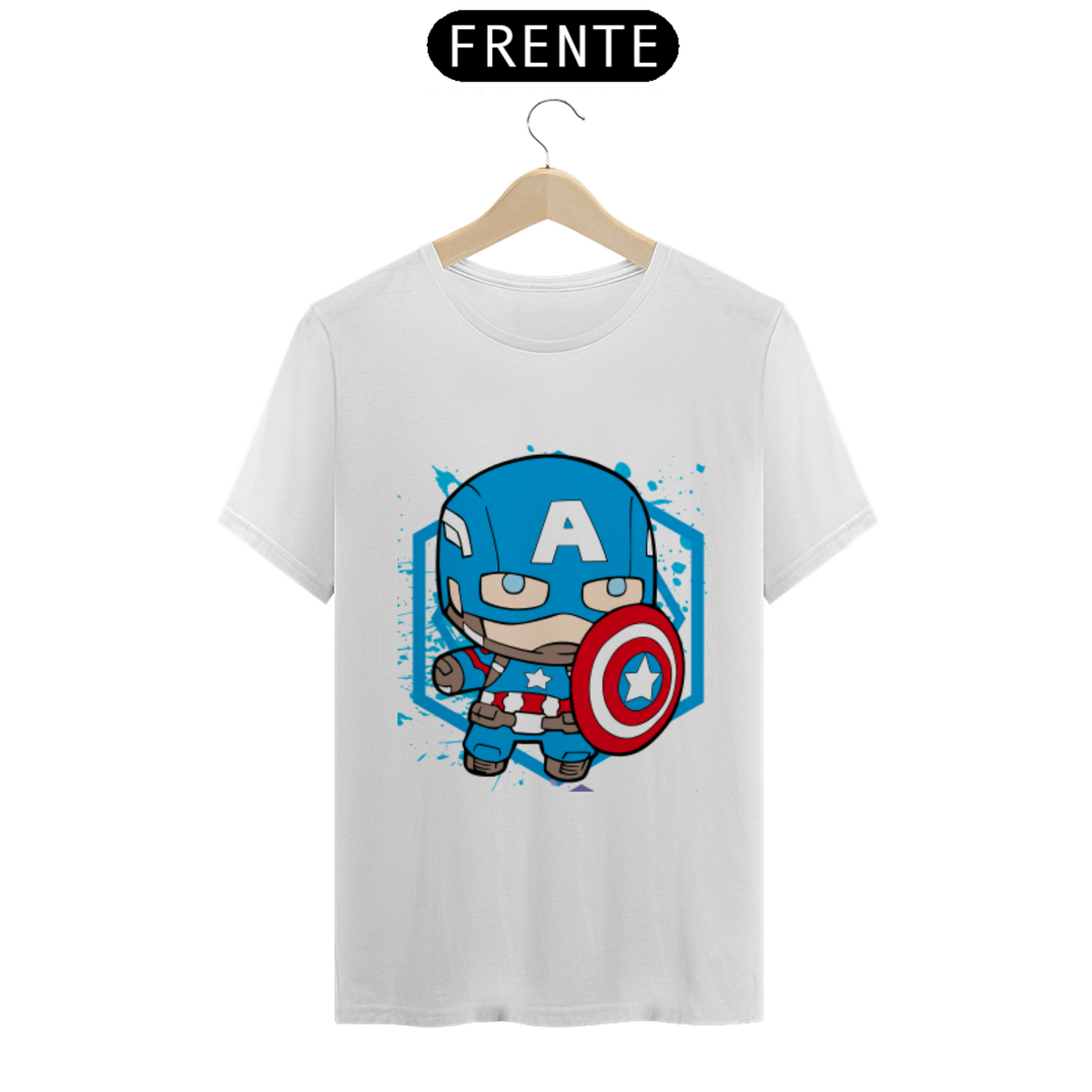 Nome do produto: Camiseta Unissex Capitão América