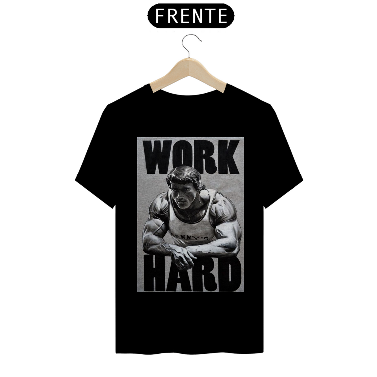 Nome do produto: Camiseta - Arnold Schwarzenegger Work Hard