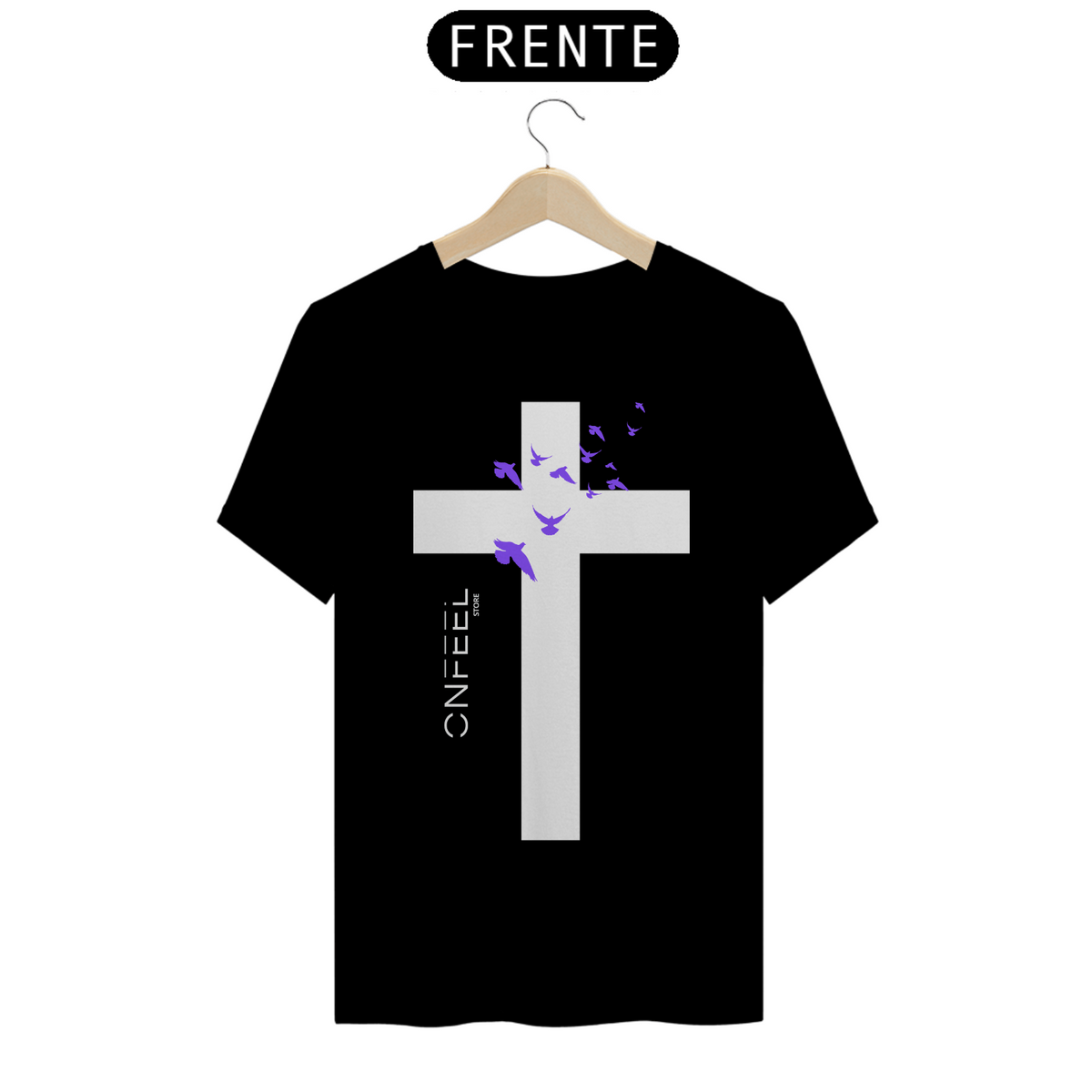Nome do produto: Camiseta Unissex - Crucifixo