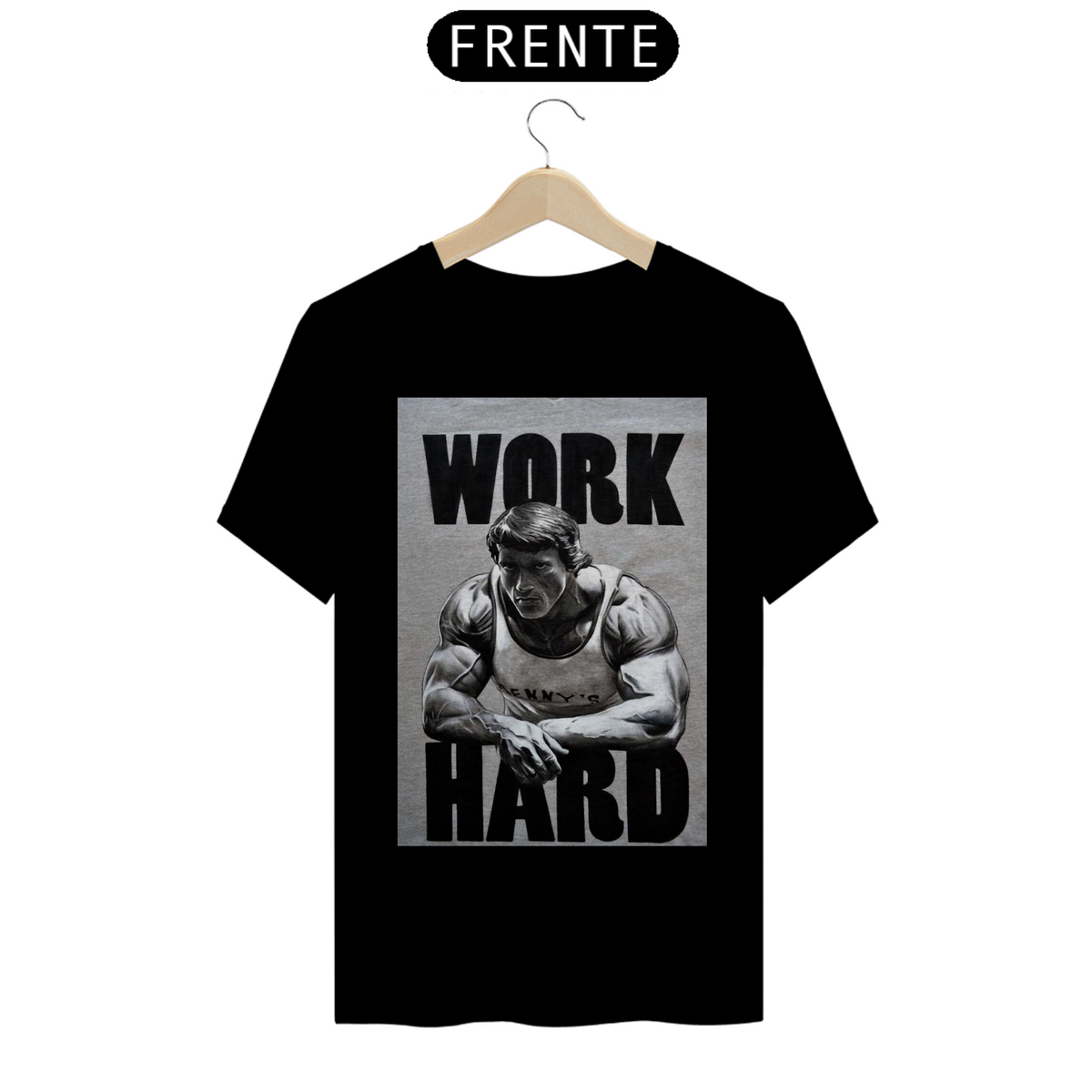 Nome do produto: Camiseta - Arnold Schwarzenegger Work Hard