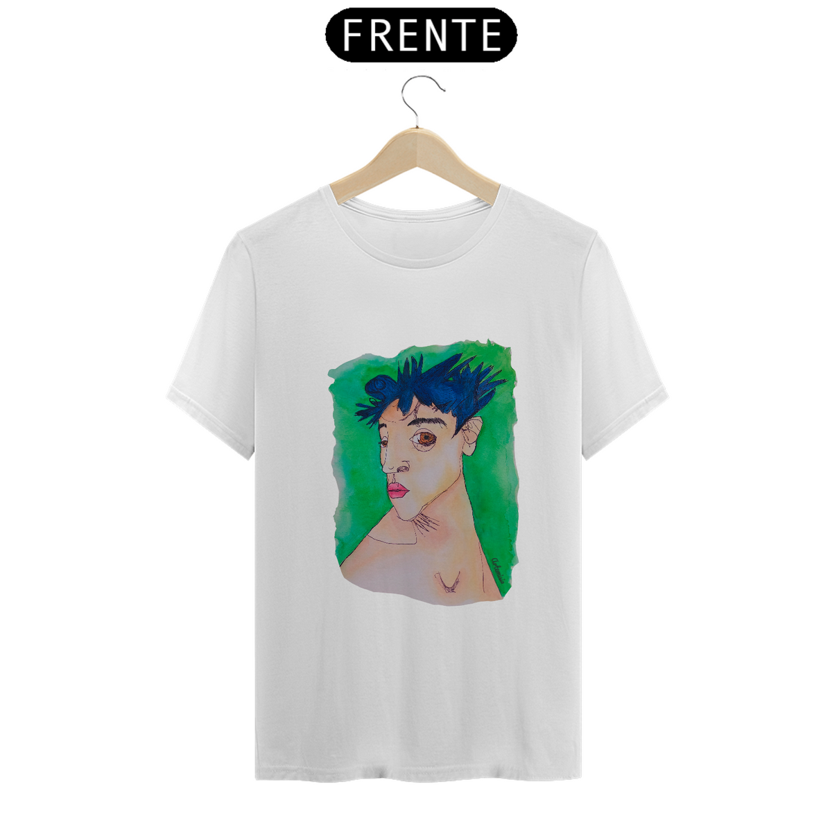 Nome do produto: Camiseta Autorretrato de Egon Schiele 1
