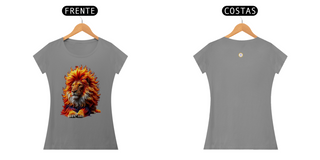 Nome do produtoCAMISETA FEM  BABY LONG QUALITY - LEÃO - COLEÇÃO ARQUÉTIPOS