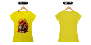 Nome do produtoCAMISETA FEM  BABY LONG QUALITY - LEÃO - COLEÇÃO ARQUÉTIPOS