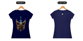 Nome do produtoCAMISETA FEM BABY LONG QUALITY - ARCANJO MIGUEL - COLEÇÃO 7 RAIOS