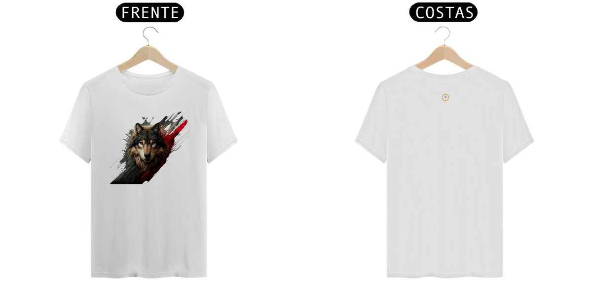 Nome do produto: T-SHIRT QUALITY UNISSEX - LOBO - COLEÇÃO ARQUÉTIPOS