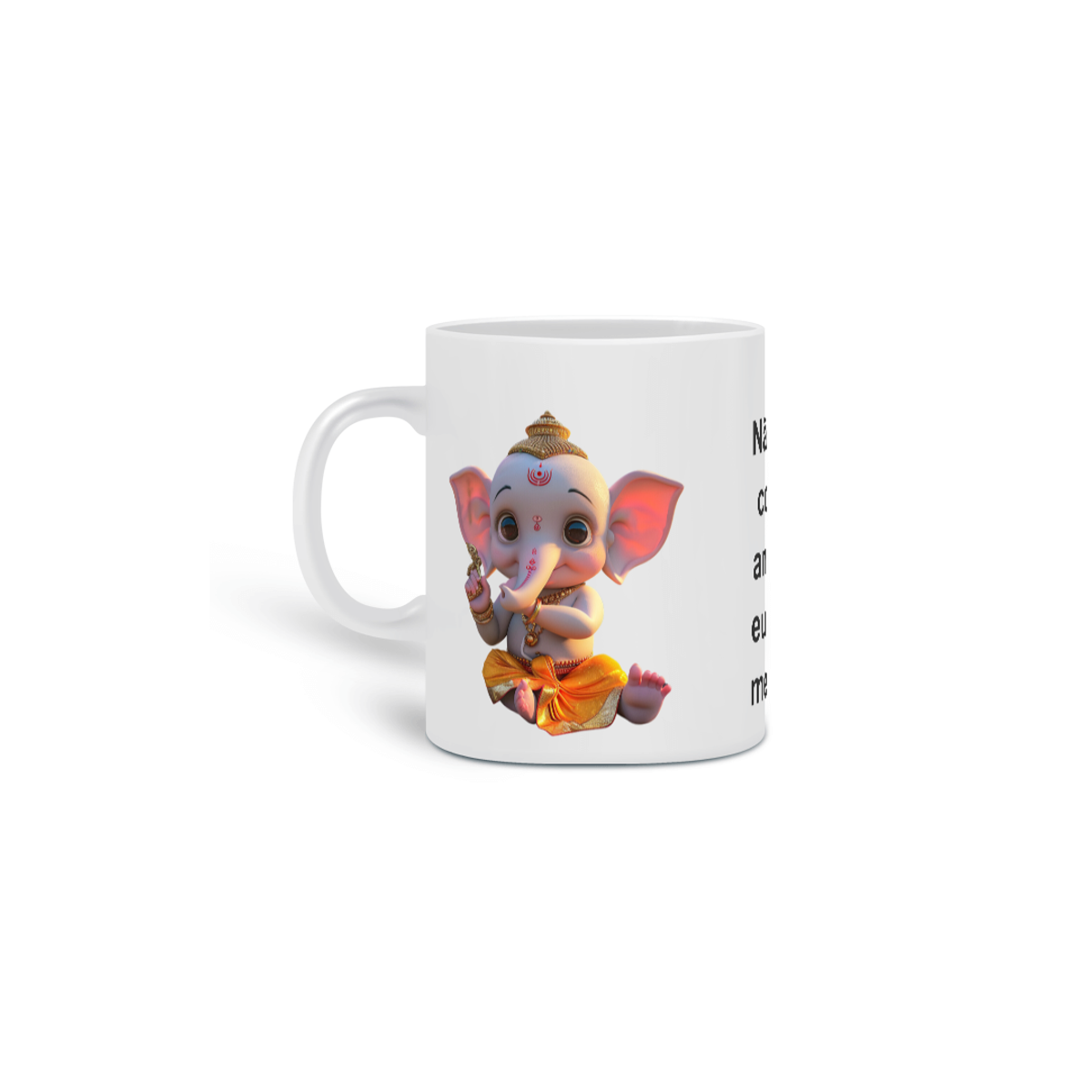 Nome do produto: CANECA - GANESHA BABY - COLEÇÃO ORIENTE