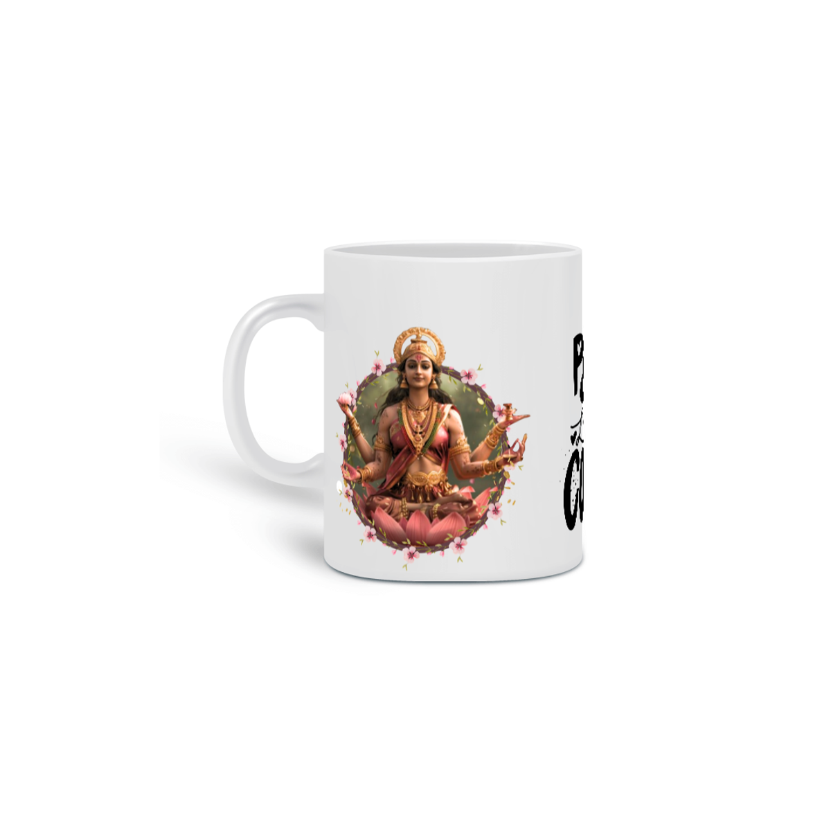 Nome do produto: CANECA - LAKSHIMI - COLEÇÃO ORIENTE