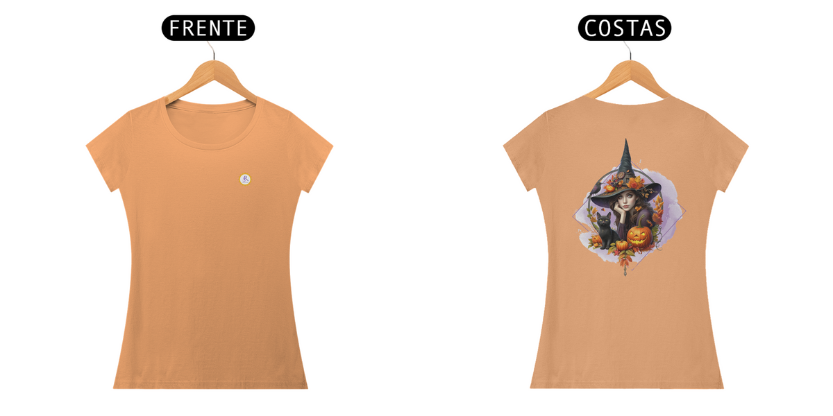 Nome do produto: CAMISETA FEM BABY LONG ESTONADA - MAGIA - COLEÇÃO MAGIA 