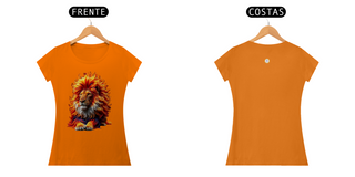 Nome do produtoCAMISETA FEM  BABY LONG QUALITY - LEÃO - COLEÇÃO ARQUÉTIPOS