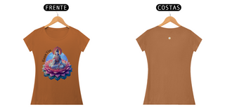 Nome do produtoCAMISETA FEM BABY LONG PIMA - KUAN YIN - COLEÇÃO 7 RAIOS