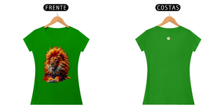 Nome do produtoCAMISETA FEM  BABY LONG QUALITY - LEÃO - COLEÇÃO ARQUÉTIPOS