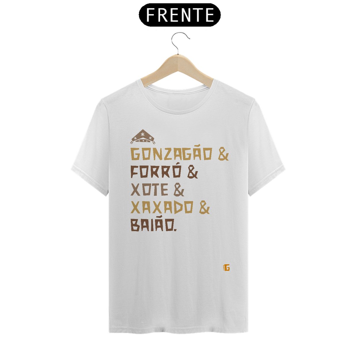 Nome do produto: Camisa Masc. Gonzagão & Forró - Original