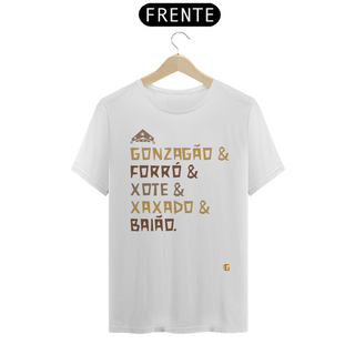 Camisa Masculina Gonzagão & Forró - Texto Original