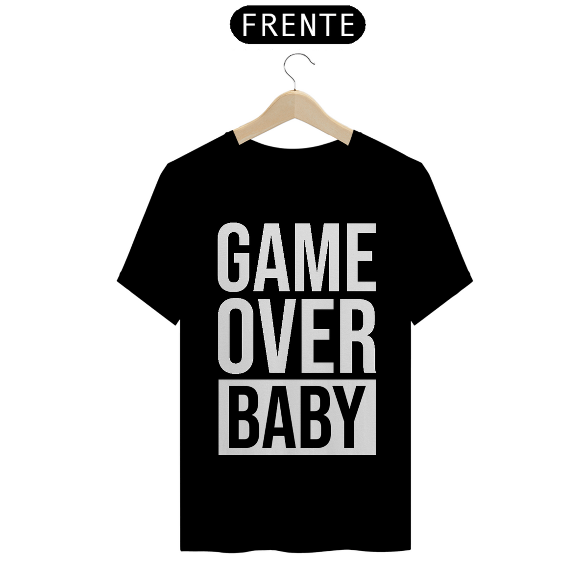 Nome do produto: Camiseta Game Over Baby