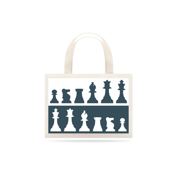Ecobag xadrez 