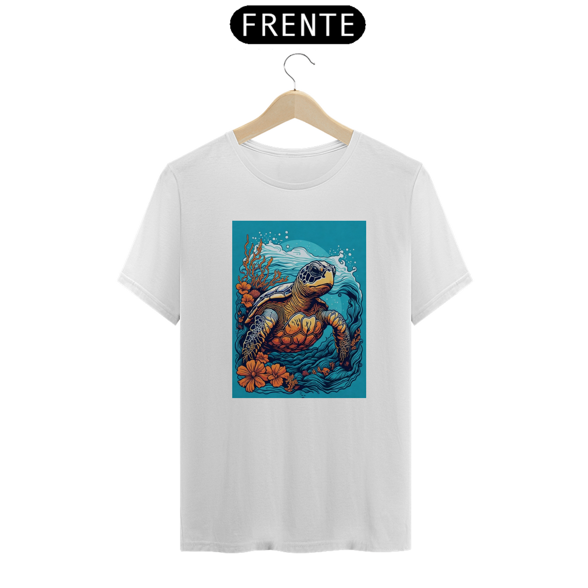 Nome do produto: camiseta vida marinha 