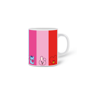 Nome do produtoCaneca TODOS BT21 Listrada