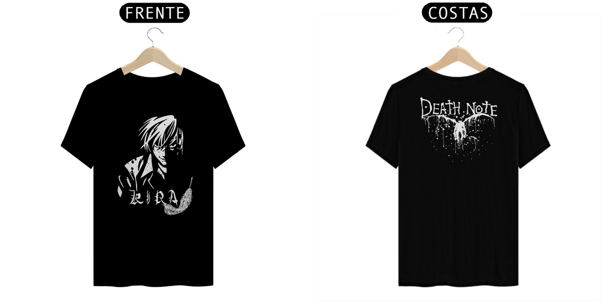 Nome do produto: Camiseta Kira - Death Note Edition - Unissex