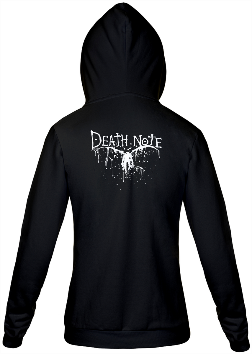 Nome do produto: Moletom Death Note - edition - Moleton Com Ziper