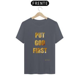 Nome do produtoCamisa Put God First Bh