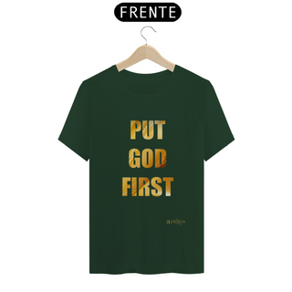 Nome do produtoCamisa Put God First Bh