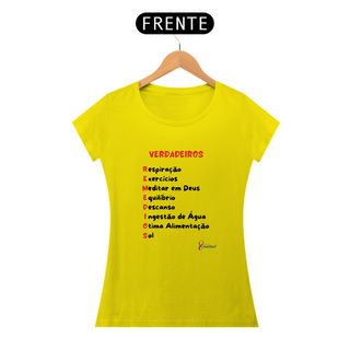 Nome do produtoCAMISETA FEMININA VERDADEIROS REMÉDIOS CORES CLARAS