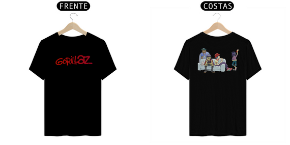 Camiseta Unissex 005 - Gorillaz