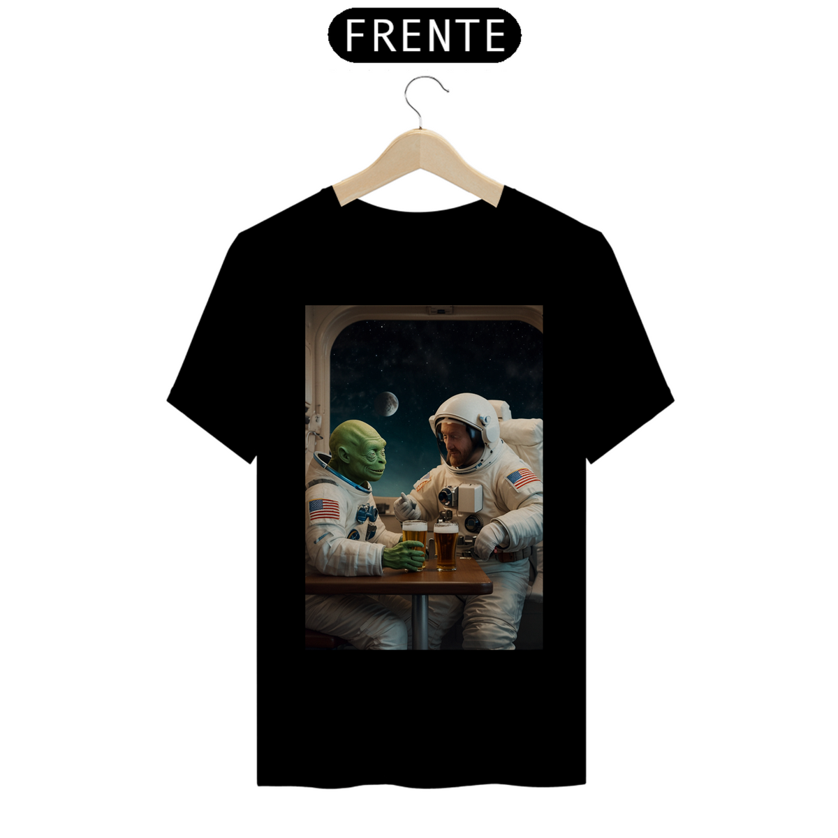 Nome do produto: Camiseta Space Alien Amigos
