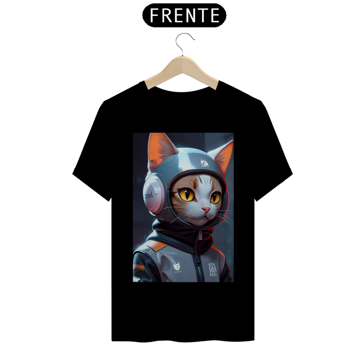 Nome do produto: Camisa Gato Futurista